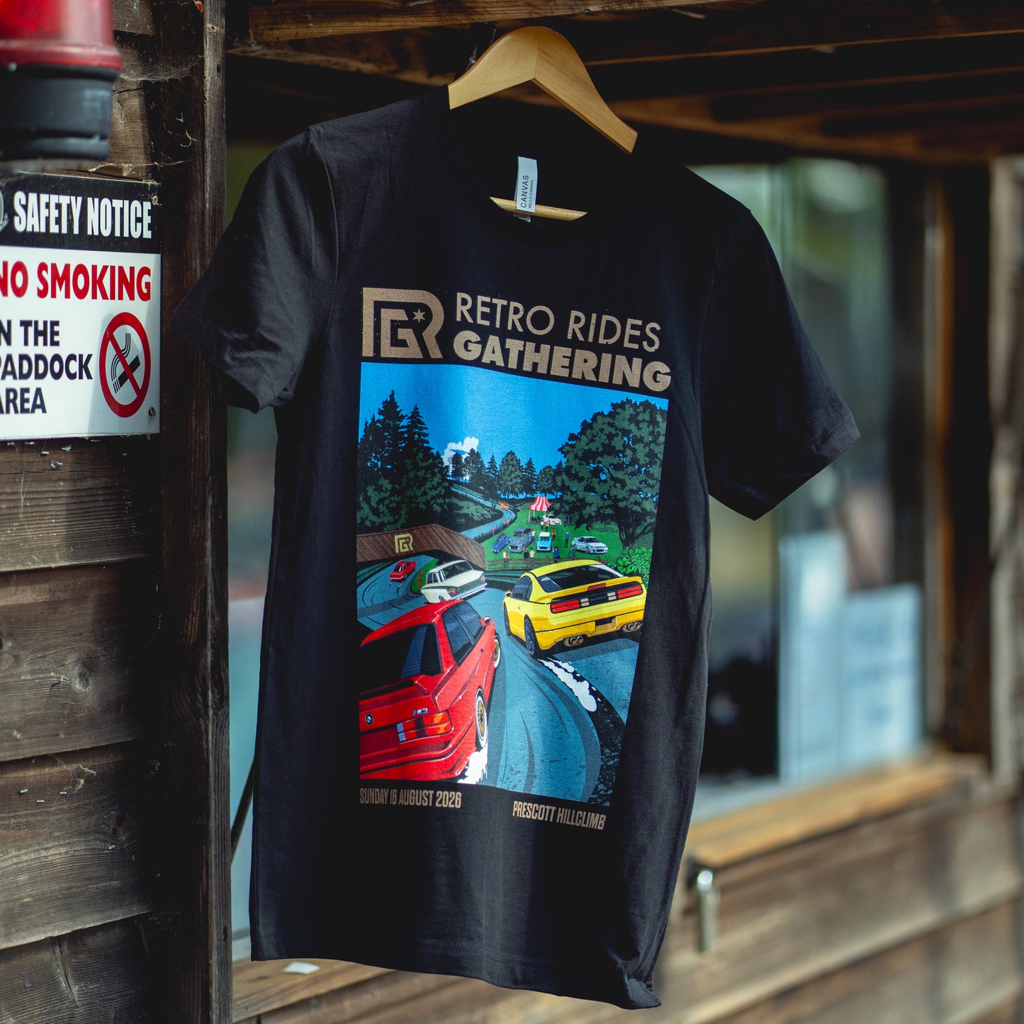 Retro Rides Gathering 2026 : Official Show Shirt (Black)