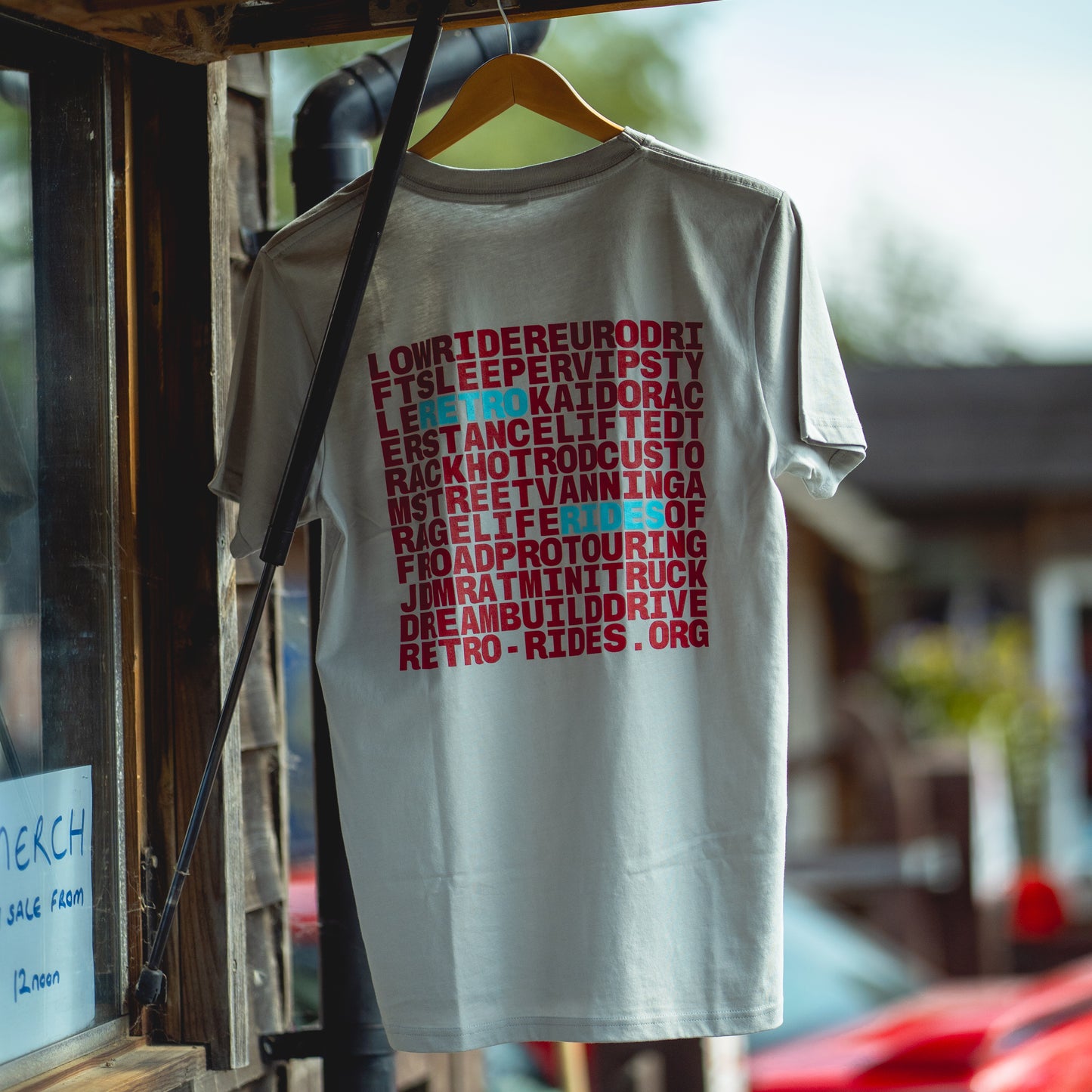 Retro Rides  - Word Grid T-shirt